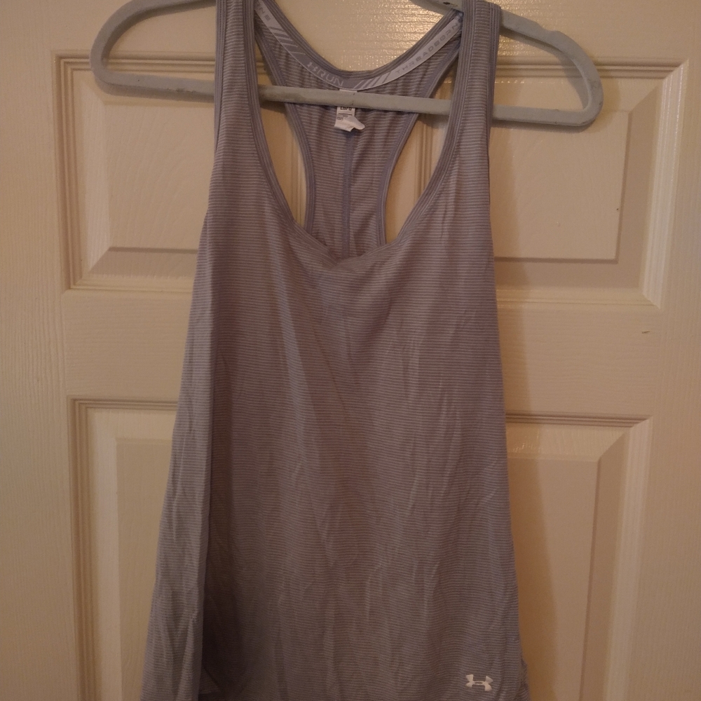 Under Armour Threadborne Run Sleeveless Tank Top Women's sz Large. - Picture 3 of 5